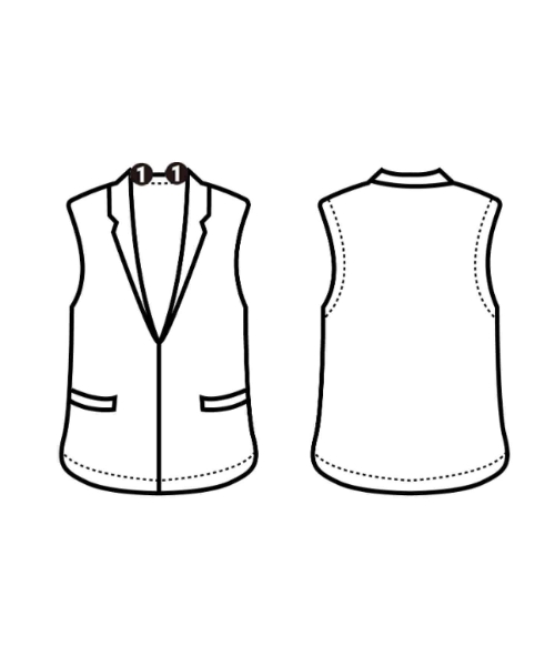 COMME des GARCONS（コムデギャルソン）ベスト 黒 サイズ:S レディース/2200605966024
