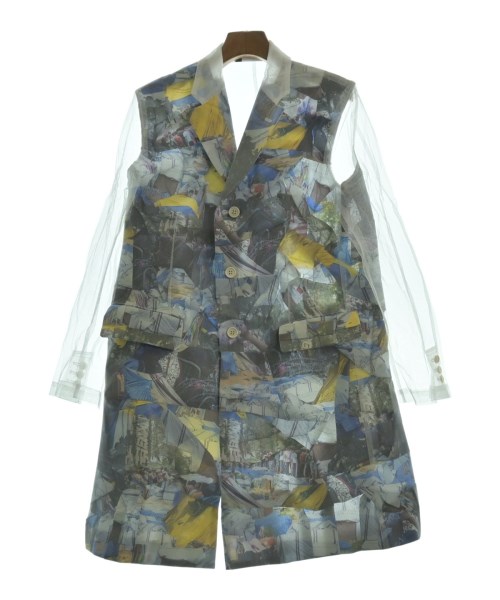 COMME des GARCONS(コムデギャルソン)チェスターコート 青 サイズ:S/2200608294070