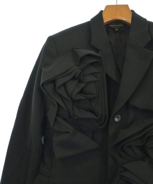 COMME des GARCONS（コムデギャルソン）カジュアルジャケット 黒 サイズ:XS レディース/2200605093027