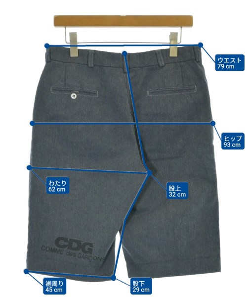 COMME des GARCONS（コムデギャルソン）ショートパンツ 紺 サイズ:-(M位) メンズ/2200672498022