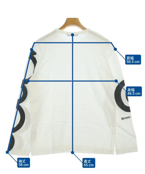 COMME des GARCONS（コムデギャルソン）Tシャツ・カットソー 白 サイズ:L メンズ/2200672498152
