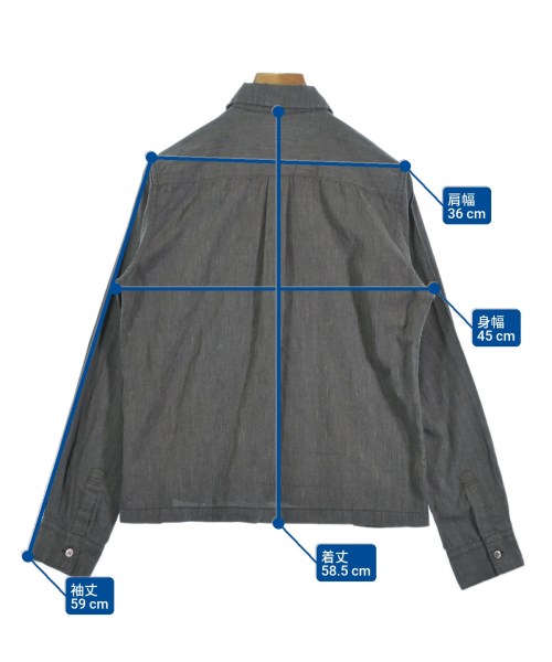COMME des GARCONS（コムデギャルソン）カジュアルシャツ グレー サイズ:S レディース/2200673018052