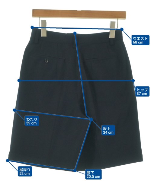 COMME des GARCONS（コムデギャルソン）ショートパンツ 紺 サイズ:S レディース/2200674154186