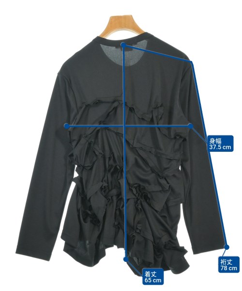 COMME des GARCONS（コムデギャルソン）Tシャツ・カットソー 黒 サイズ:S レディース/2200674326019