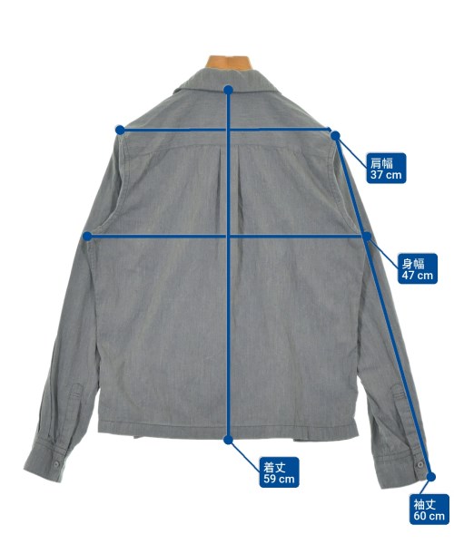 COMME des GARCONS（コムデギャルソン）カジュアルシャツ グレー サイズ:S レディース/2200654759073