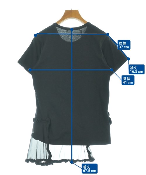 COMME des GARCONS（コムデギャルソン）Tシャツ・カットソー 黒 サイズ:S レディース/2200669166057