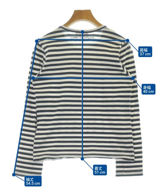 COMME des GARCONS（コムデギャルソン）Tシャツ・カットソー 白 サイズ:SS レディース/2200671975012