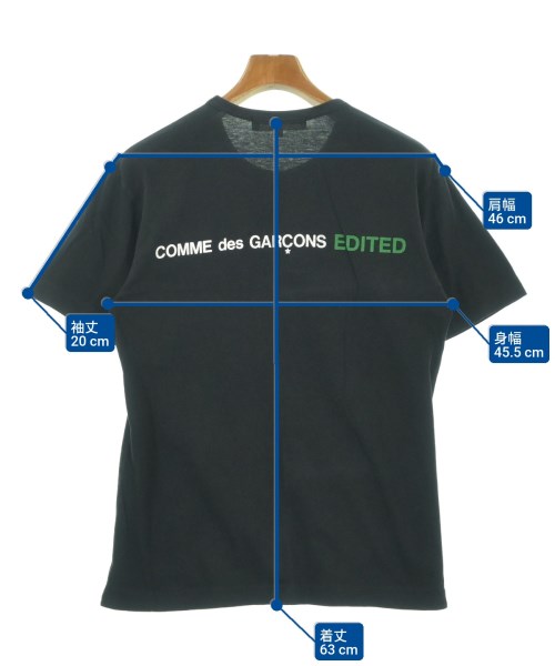 COMME des GARCONS（コムデギャルソン）Tシャツ・カットソー 黒 サイズ:M メンズ/2200672162299