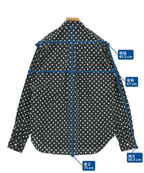 COMME des GARCONS（コムデギャルソン）カジュアルシャツ 黒 サイズ:S レディース/2200676788051