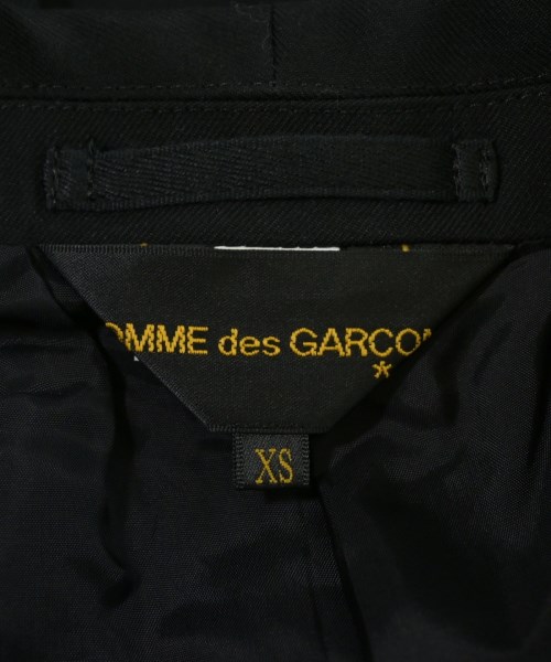 COMME des GARCONS（コムデギャルソン）テーラードジャケット 黒 サイズ:XS レディース/2200677427034