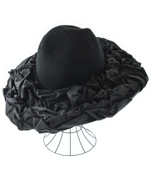 COMME des GARCONS（コムデギャルソン）ハット 黒 サイズ:- レディース/2200677648071
