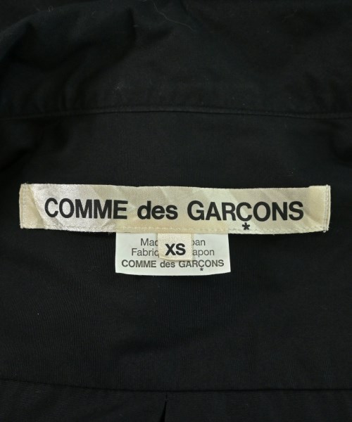 COMME des GARCONS（コムデギャルソン）カジュアルシャツ 黒 サイズ:XS レディース/2200678180044