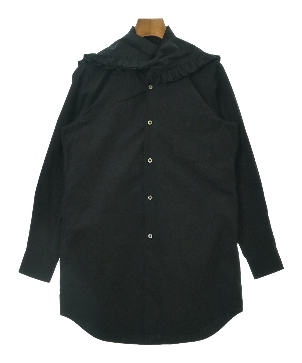 COMME des GARCONS（コムデギャルソン）カジュアルシャツ 黒 サイズ:XS