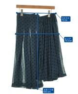COMME des GARCONS（コムデギャルソン）ひざ丈スカート 紺 サイズ:S レディース/2200673631022
