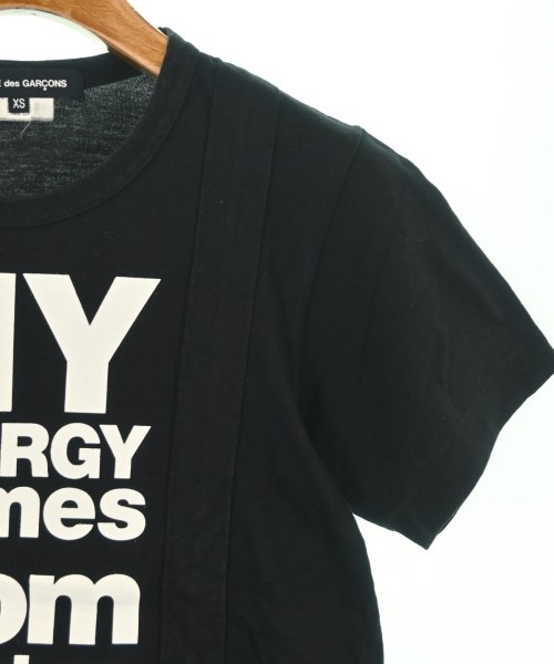 COMME des GARCONS（コムデギャルソン）Tシャツ・カットソー 黒 サイズ:XS レディース/2200678858059