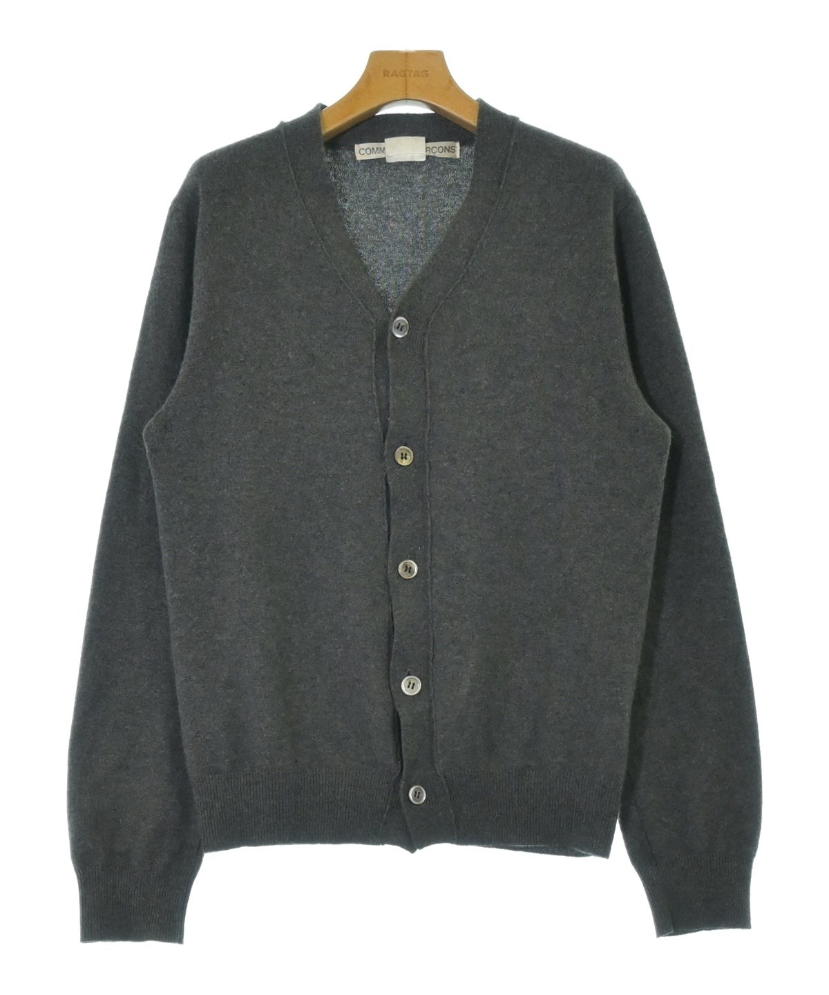 ど*ゃ様 【未使用】今季立ち上がり商品！コムデギャルソンカーディガン COMME des GARCONS（コムデギャルソン）カーディガン グレー サイズ:S