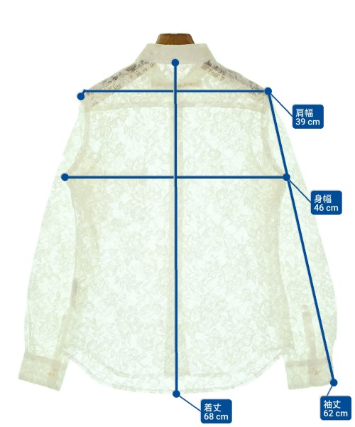 COMME des GARCONS（コムデギャルソン）カジュアルシャツ 白 サイズ:M レディース/2200674194076