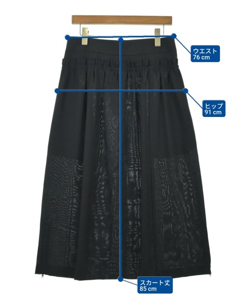 COMME des GARCONS（コムデギャルソン）ロング・マキシ丈スカート 紺 サイズ:M レディース/2200677287133