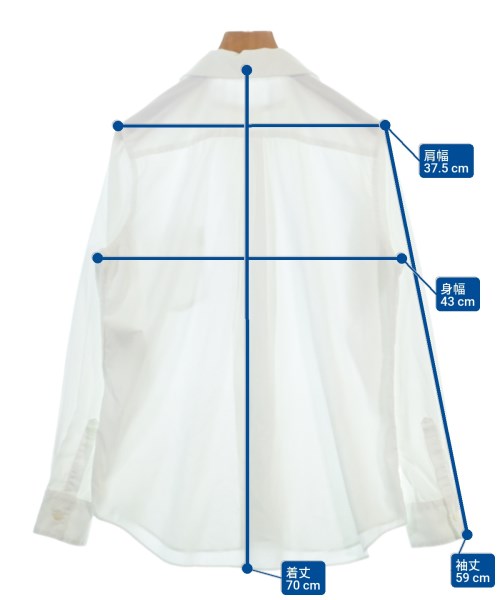 COMME des GARCONS（コムデギャルソン）カジュアルシャツ 白 サイズ:S レディース/2200681676022