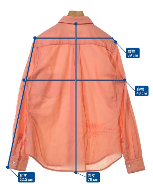 COMME des GARCONS（コムデギャルソン）カジュアルシャツ オレンジ サイズ:M レディース/2200695195021