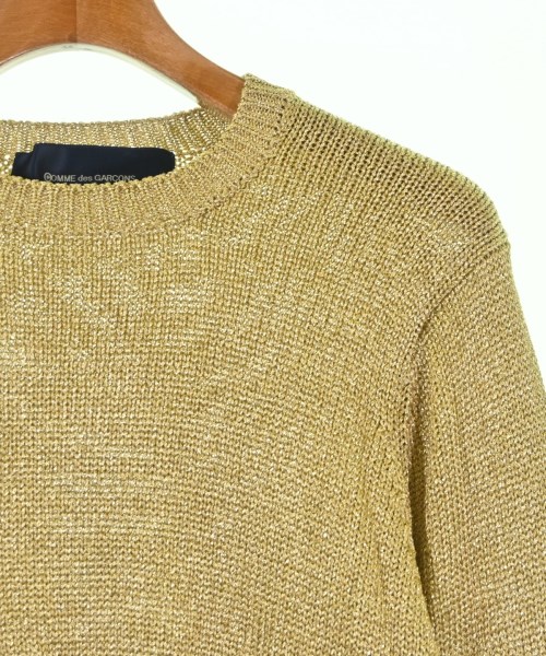 COMME des GARCONS（コムデギャルソン）ニット・セーター ゴールド サイズ:-(M位) レディース/2200692045060