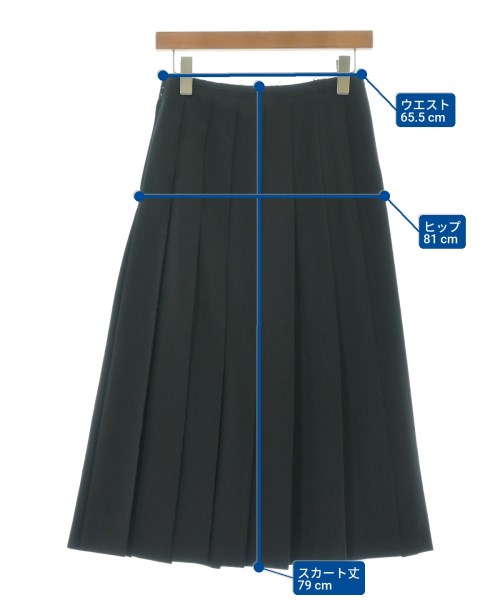 COMME des GARCONS（コムデギャルソン）ひざ丈スカート 黒 サイズ:S レディース/2200693928010