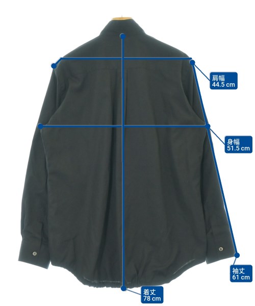 COMME des GARCONS（コムデギャルソン）カジュアルシャツ 黒 サイズ:M レディース/2200696494048
