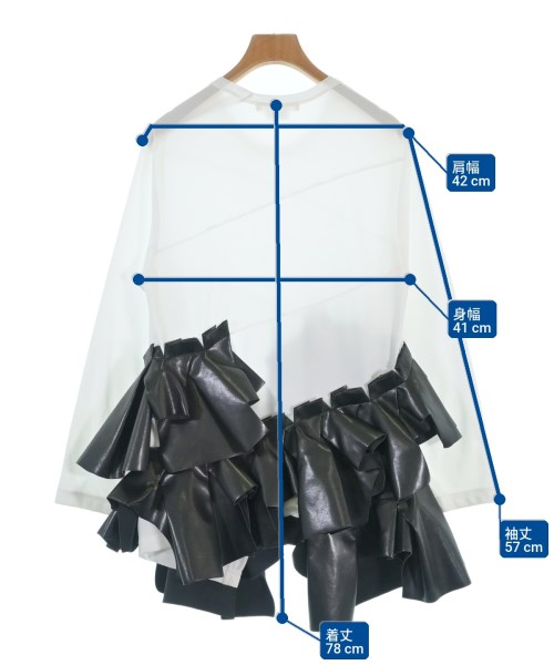 COMME des GARCONS（コムデギャルソン）Tシャツ・カットソー 白 サイズ:S レディース/2200692609057