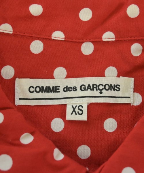 COMME des GARCONS（コムデギャルソン）カジュアルシャツ 赤 サイズ:XS レディース/2200696314063