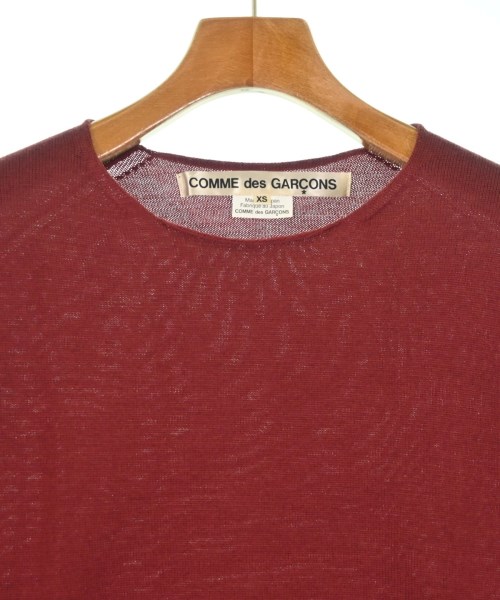 COMME des GARCONS（コムデギャルソン）ニット・セーター 赤 サイズ:XS レディース/2200696314100