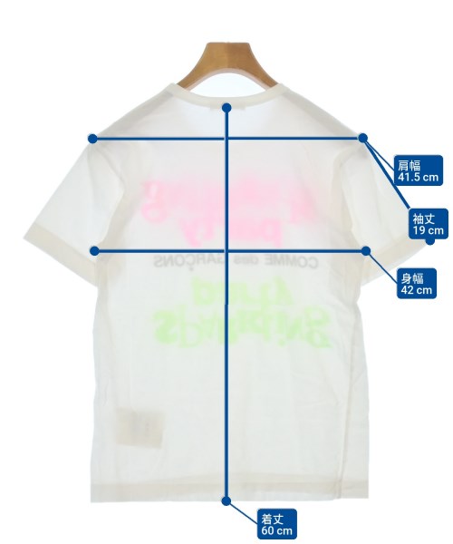 COMME des GARCONS（コムデギャルソン）Tシャツ・カットソー 白 サイズ:S メンズ/2200697564054