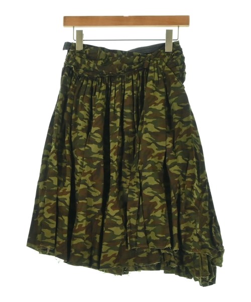 COMME des GARCONS（コムデギャルソン）ひざ丈スカート カーキ サイズ:SS(XS位) レディース/2200697776020