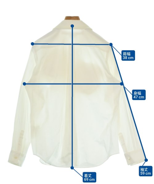 COMME des GARCONS（コムデギャルソン）カジュアルシャツ 白 サイズ:M レディース/2200697801074
