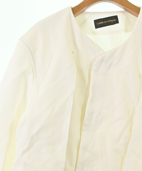 COMME des GARCONS（コムデギャルソン）カジュアルジャケット 白 サイズ:F レディース/2200698549012