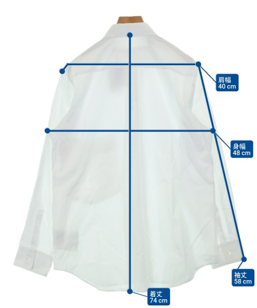 COMME des GARCONS（コムデギャルソン）カジュアルシャツ 白 サイズ:M レディース/2200698419018