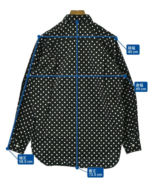 COMME des GARCONS（コムデギャルソン）カジュアルシャツ 黒 サイズ:S レディース/2200698686038