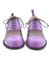 COMME des GARCONS（コムデギャルソン）ドレスシューズ/ローファー 紫 サイズ:23cm レディース/2200696811111