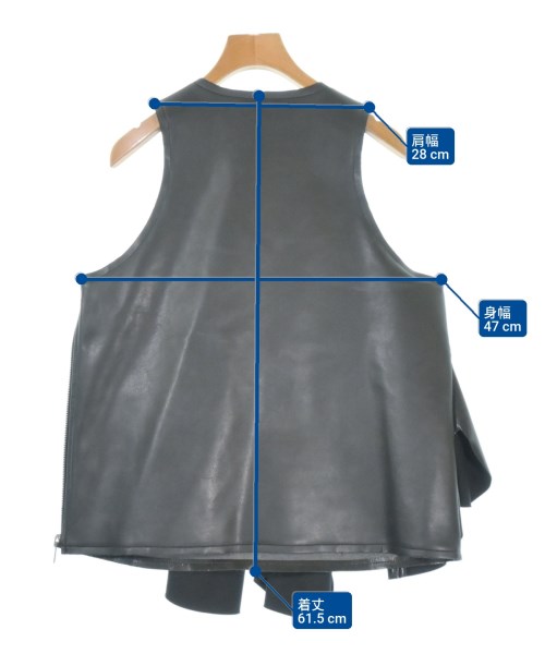 COMME des GARCONS（コムデギャルソン）ベスト 黒 サイズ:S レディース/2200699776028