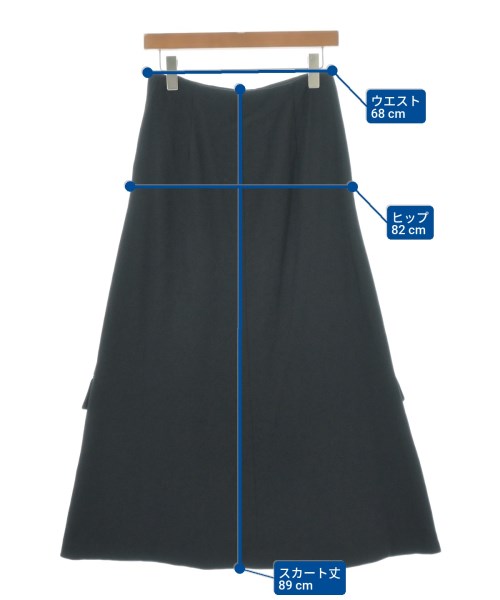 COMME des GARCONS（コムデギャルソン）ロング・マキシ丈スカート 黒 サイズ:M レディース/2200700032044