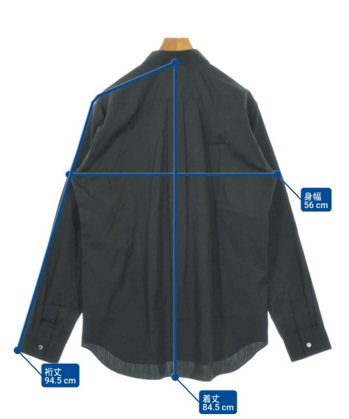 COMME des GARCONS（コムデギャルソン）カジュアルシャツ 黒 サイズ:XXL メンズ/2200700183012