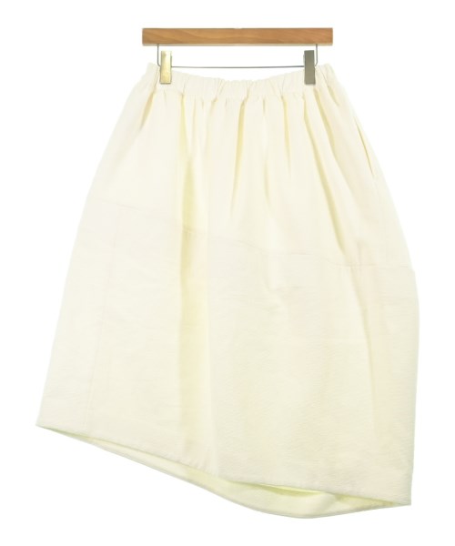 COMME des GARCONS（コムデギャルソン）ひざ丈スカート 白 サイズ:S レディース/2200700239061