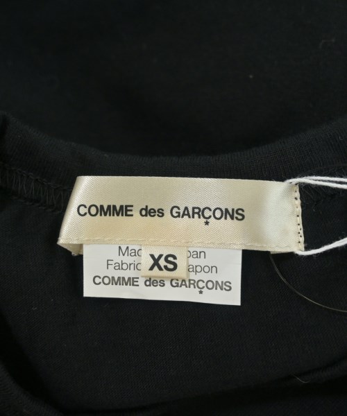 COMME des GARCONS（コムデギャルソン）Tシャツ・カットソー 黒 サイズ:XS レディース/2200701558024