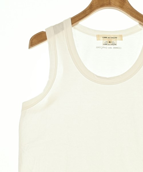 COMME des GARCONS（コムデギャルソン）タンクトップ 白 サイズ:S レディース/2200700697182