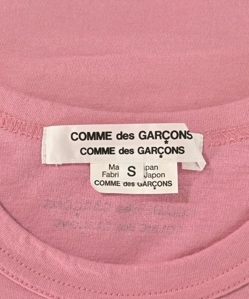 COMME des GARCONS（コムデギャルソン）Tシャツ・カットソー ピンク サイズ:S レディース/2200700697199