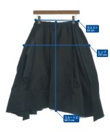 COMME des GARCONS（コムデギャルソン）ひざ丈スカート 黒 サイズ:XS レディース/2200655338024