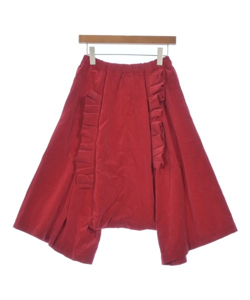 COMME des GARCONS(コムデギャルソン)クロップドパンツ 赤 サイズ:XS/2200649688012