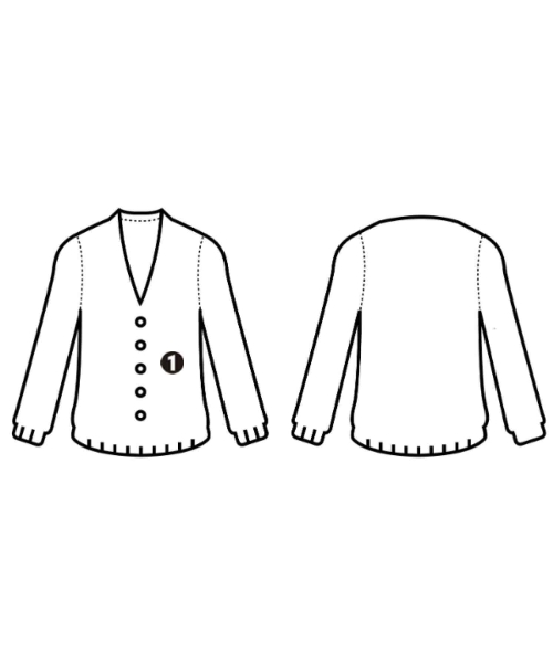 COMME des GARCONS（コムデギャルソン）カーディガン 黒 サイズ:XS レディース/2200654025024