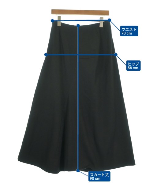 COMME des GARCONS（コムデギャルソン）ロング・マキシ丈スカート 黒 サイズ:M レディース/2200642637017