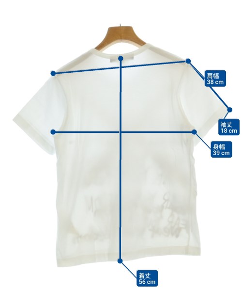 COMME des GARCONS（コムデギャルソン）Tシャツ・カットソー 白 サイズ:S レディース/2200649564064