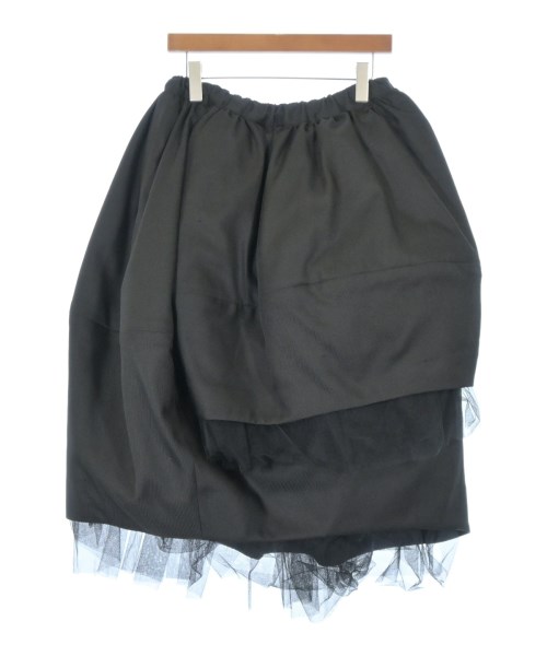 COMME des GARCONS(コムデギャルソン)ひざ丈スカート 黒 サイズ:S/2200656492060